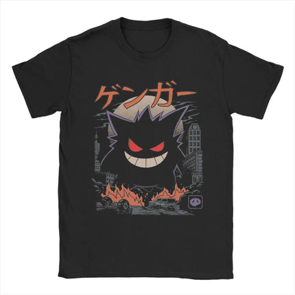 Pokemon T-shirt Men's Pure Cotton Casual T-shirt Round Neck T-shirt Short Sleeve Clothing Summer Sports Casual Short Sleeve Top