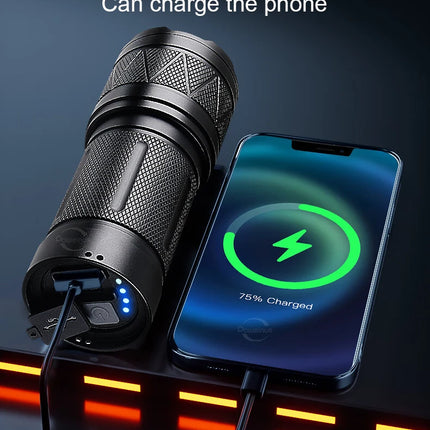 2026 NEW LED Handheld Flashlight Ultra-Bright 780000000LM 15000mAh USB Rechargeable High Strong Power Led Tactical Lantern