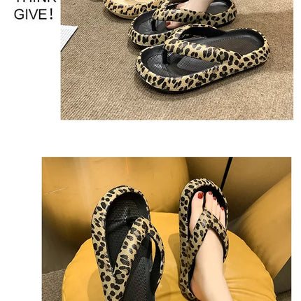 2025 Women Plaid Thong Flip Flops Summer Thick Platform Slides Ladies Non Slip Clip Toe Slippers Soft Casual Outdoor Beach Shoes