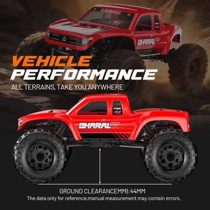 UDIRC UCX1804PRO 1:18 Scale RC Rock Crawler Four-Wheel Steering FOC Outrunner Brushless Motor All Terrains Off-Road Truck Adult