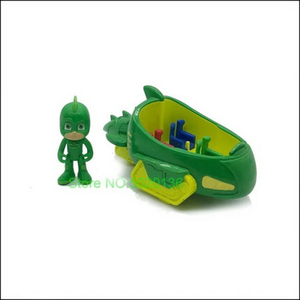 New Figure Masks Toy Set with Vehicle Of Toys Cars Figures Christmas PJ Toys Kids Gifts