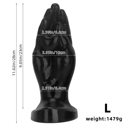 Sexy Hand Anal Plug for Women Vaginal Dilator Men Butt Expander Big Dildo Female Masturbator Sex Toys Adult Games Erotic Product