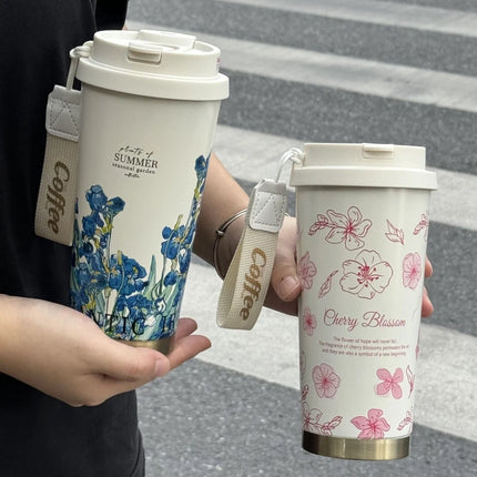 Stainless Steel Tumbler Mug Vacuum Flasks Insulated Coffee Cup Leakproof Lid Travel Thermos Cups for Tea Thermal Water Bottle