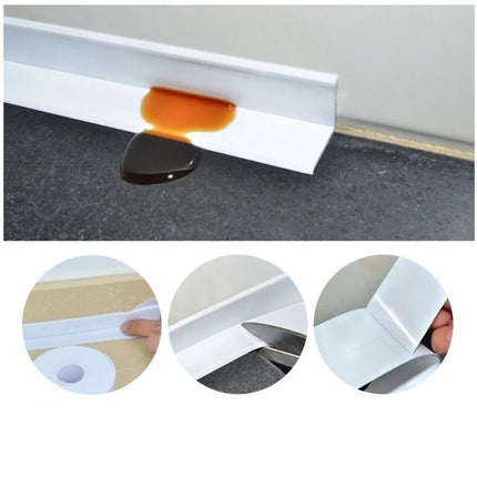 Waterproof Pvc Sealant Tape For Kitchen Bathroom Bathtub 2.2m x 2.5cm Strip Self Adhesive Tape