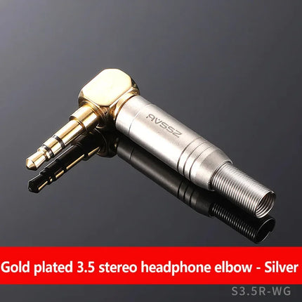 Gold-Plated Stereo Welding Jack 3.5mm 3 Pole Female Plug 1/8″ Headphone Notebook Microphone Audio Interface Extension Cable Plug