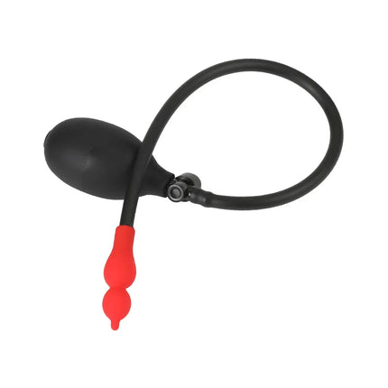 Super Long 5 Beads Inflatable Anal Plug Silicone Column Expandable Big Butt Plug Dildo Pump Ass Dilator BDSM Sex Toy for Couples