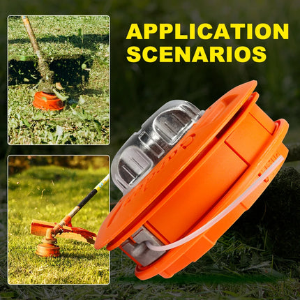 CMCP M10 Aluminum Nylon Brush Mower Bump Spool Grass Trimmer 2 Lines Cutter Head Thread Line String Saw Power Brush Cutter