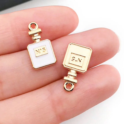 10/16-piece Drop Oil Little Chic Lady Set, suitable for DIY handmade necklace, bracelet, and earring accessory materials.