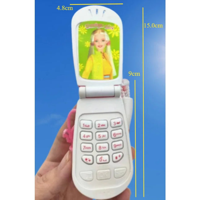 Lovely Children's Mobile Phone Toy Lighting Music Science And Education Parent-Child Interactive Kindergarten Holiday Gift