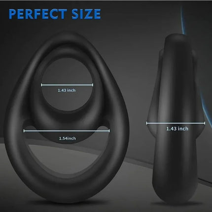 Cock Rings Silicone Ball Stretcher Delay Ejaculation TPE Penis Ring for Men Sex Toys Adjustable Semen Lock Ring SM Penis Sleeve