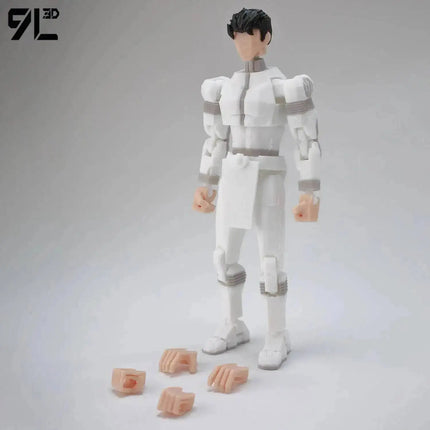 9L3D Lucky13 Dummy13 Reanimator Invinc Action Figure Toy 3D Printed Movable Doll Multi-Jointed Hero Collectible Desktop Ornament