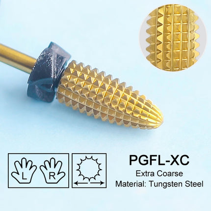 Nail Drill Bits Carbide Large Cone Electric Milling Cutter Gel Polish Remover Grinding Tools DIY Accessories Supplies