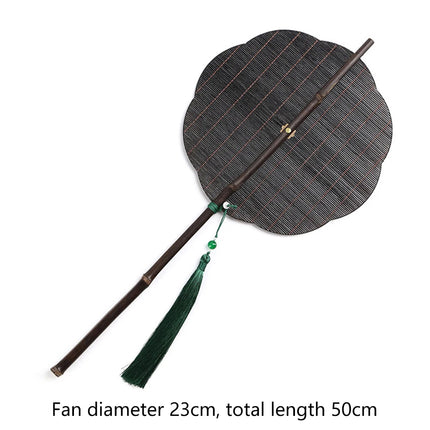 Classical Bamboo Fan Dance Fan Antique Small Props Compact Handmade Fans Party Favors Home Decoration Crafts Foldable Waist Fan