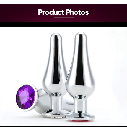 Mini Sexy Metal Wear Outside Stainless Steel Anal Plug Dilator Adult Couple Masturbator Alternative Butt Plug For Men Women Gay