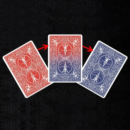 Awaken Change Magic Tricks Card Back Color Change Magia Props Magician Close Up Street Illusions Gimmicks Mentalism Accessories