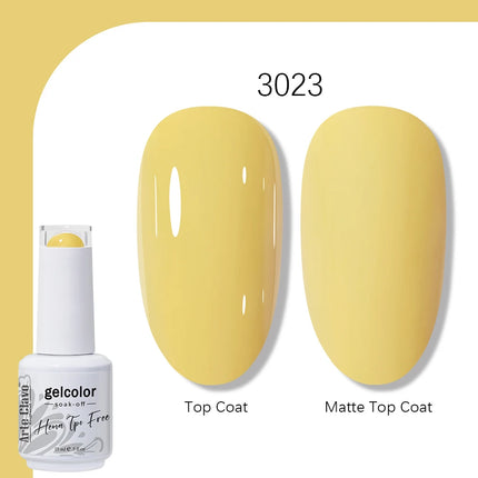 Arte Clavo TPO FREE HEMA FREE Gel Nail Polish UV Multi Use Semi Permanent Soak Off Autumn Winter Nail Art Hybrid Varnish 15ml