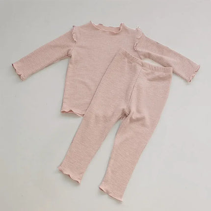 2Pcs Toddler Girl Clothes Sets Kids Homewear Pajamas For Girls Baby Girl Clothing Sets Spring Autumn