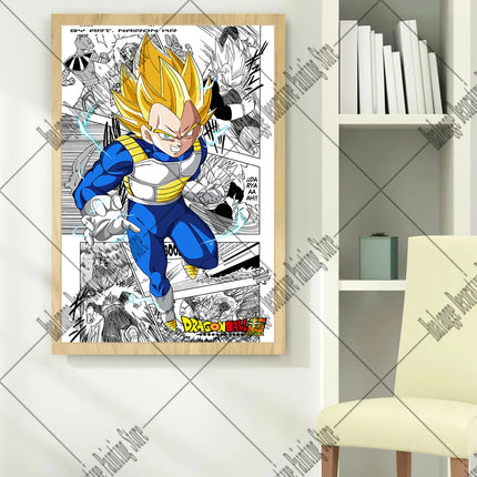 Japanese Anime Dragon Ball Poster Movie HD Canvas Print Goku Vegeta Frieza Painting Art Wall Picture Home Decor Background Gifts