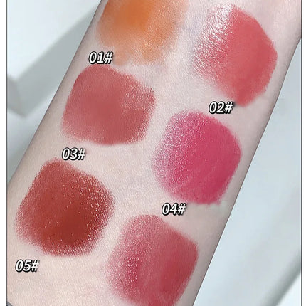 Silky Glossy Lipstick Gege Bear Pump Lips Moisture Water Bomb Comfortable Ultra Sheen Non-Stick Cup Lip Balm