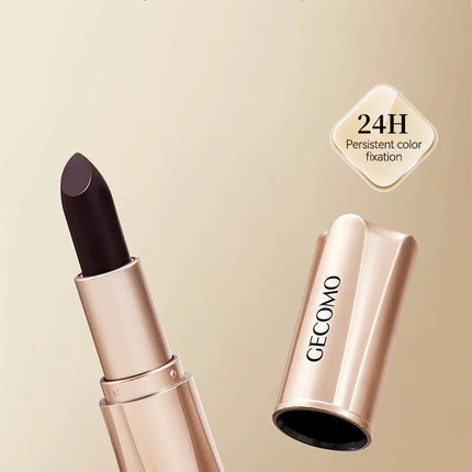GECOMO Black Magic Lipstick - Moisturizing Gloss, Long-Lasting, Temp-Sensitive Color Change, Lip Hydration,Korean makeup