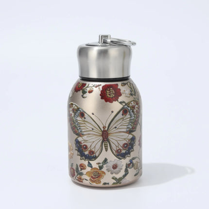 300ml Retro Chinese Style Golden Peacock Insulated Cup Portable Creative High Beauty Water Cup 316 Stainless Steel Cup