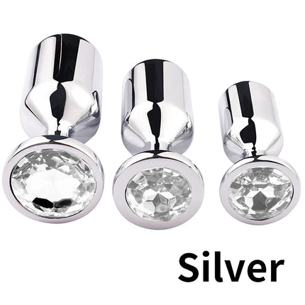 Runyu Sexy Adult Metal Anal Plug Penetration-Anal Adult Toys Fetish Butt Plug Sexy Gadgets Erotic Products But Pluk SM Sex Toys