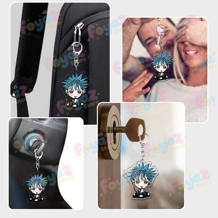 Cute Anime Nana Keychain for Accessorie Bag NANA Chibi Farming Charm Keyrings Jewelry Friends Oosaki Nan Manga Gifts