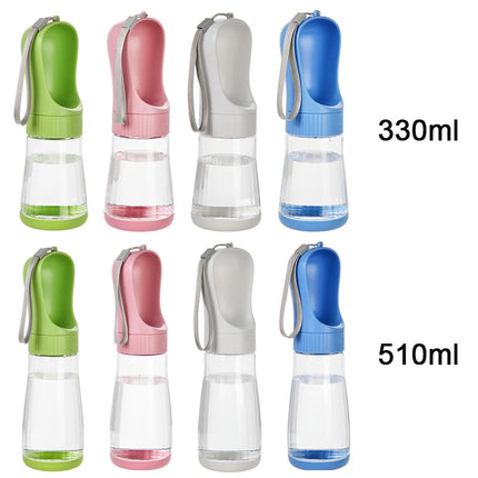 Portable Dog Water Bottle With Food Container Travel 2-in-1 Pet Water Dispenser For Small Large Dogs Cat Labrador Drinking Bowls