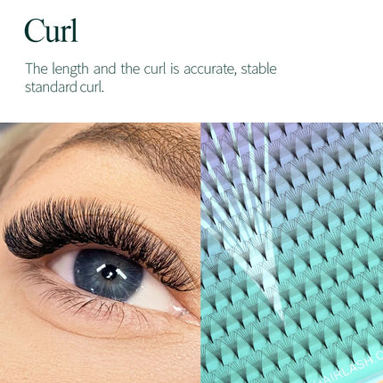 Song Lashes 8D Mega Tray Promade Volume Fans Sharp Narrow Thin Pointy Base Eyelash Extension Big Volume Fans Lash Extension