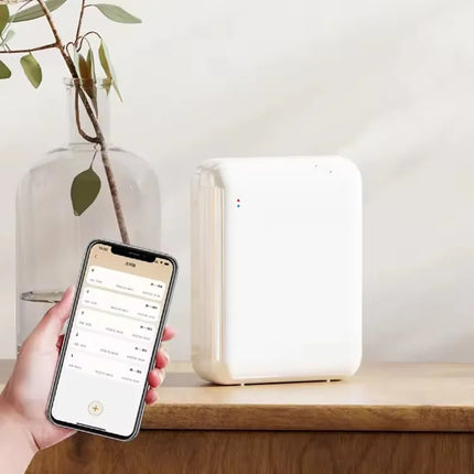 Wall Mounted Aroma Diffuser   Air Freshener Waterless Fragrance Diffuser Bluetooth Control Battery Scent Diffuser for Home