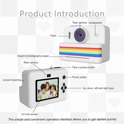 Children's printable camera toy small camera gift for boys and girls