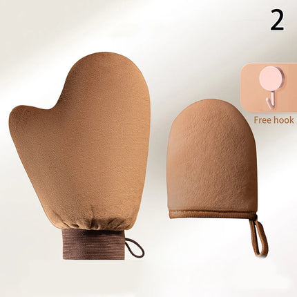 ZZ Reusable Body Self-Tanning Glove Cream Lotion Mousse Cleaning Glove Double-Sided Prevents Sticky Hands Applicator Self Tan