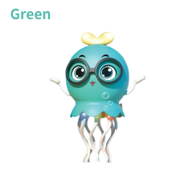 Best Selling Electric Quirky Dancing Bow Tie Shaped Jellyfish Automatic Sensing Obstacle Avoidance Light Up Toy Birthday Gift