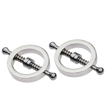 Stainless Steel Adjustable Nipple Clips Erotic Goods Nipple Stimulation Breast Bondage Restraint Bdsm Sex Toy for Woman