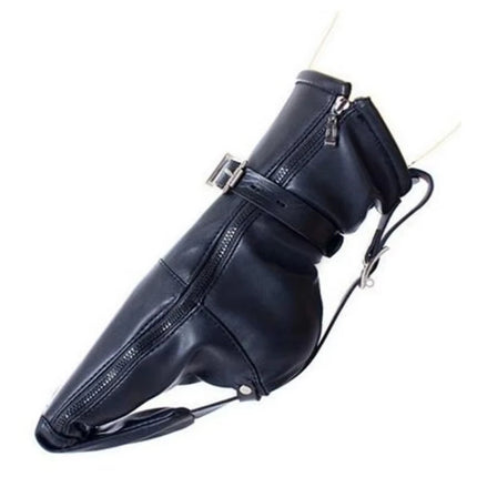 Handcuffs Mittens Boot Booties Leather Gloves Dog Paw Padded Fist Mitts Socks BDSM Bondage Sex Toys Gloves Puppy Play Fetish