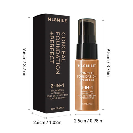 Matte Liquid Foundation Oil Control Pre-makeup Concealer Bb Cream Natural Long-lasting Face Base Foundation Professional Makeup