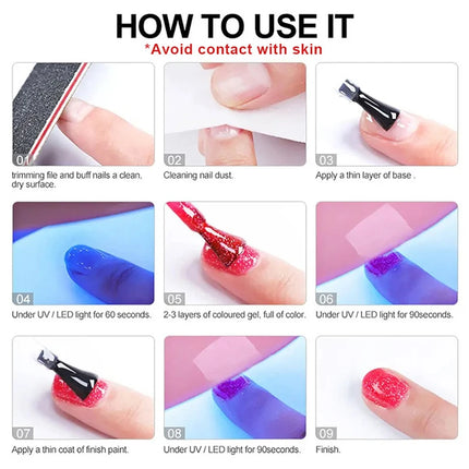 5ml Super Bright Silver Metallic Painting Liner Gel Nail Polish Drawing Stripe Graffiti Mirror Pull Line UV Gel Varnish