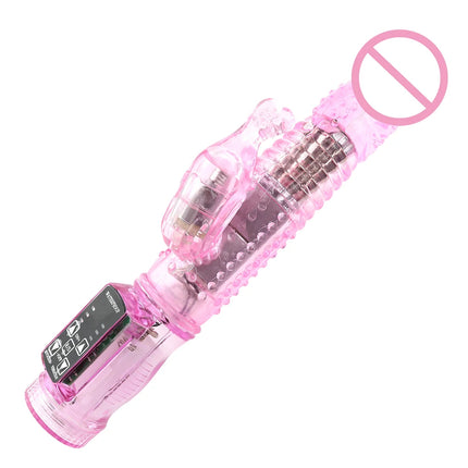 Realistic Dildo Rabbit Vibrator 12 Speed Vibrator Dual Motor Clitoral Stimulator Sex Toy G-Spot Vibrator Adult Women's Sex Toy