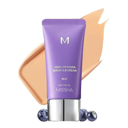MISSHA Concealing BB Cream Provide Hydration Cover Dullness Fine Line Lightweight Breathable Create Natural Flawless Base Makeup