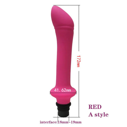 Masturbator Fascia Gun Adapter Attachements Massage Head to silicone Dildo Sex Toys for Women Vibrators Penis