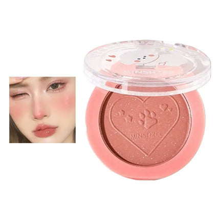 Monochrome Blush Whitening Matte Cosmetics Vitality Girl Nude Makeup Natural Smudge Monochrome Blush Plate