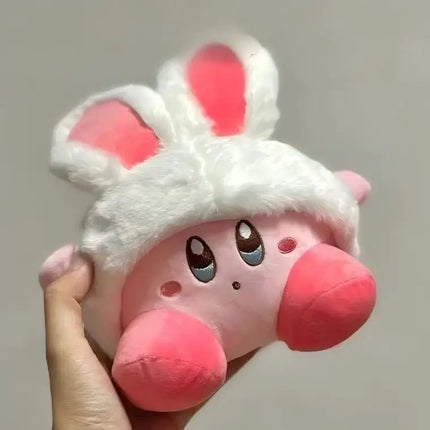 20cm-30cm Rabbit Ear Kirby Plush Plush Toys Hug Pillow Grabbing Machine Doll Room Decoration Children'S Toys Girl'S Holiday Gift