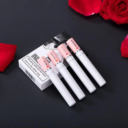4PCS/Set Creative Cigarette Lipstick Set Matte Long Lasting Waterproof Matt Lip Stick Tube Nude Red Velvet Lip Tint Makeup