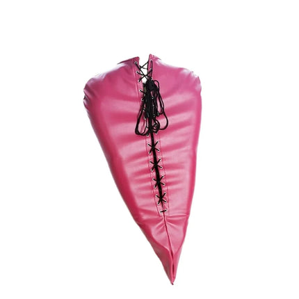 Sexy Adult Roleplay One Glove Corset with Various Half Face Bondage Harness Mask Hood for Fetish Party Games Exotic Costumes