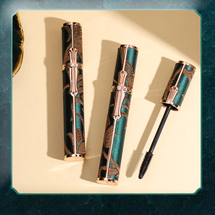 Curling 3D Mascara make up Antiperspirant Not Blooming Long Curling Makeup Sense of Natural Fiber Mascara Cosmetic