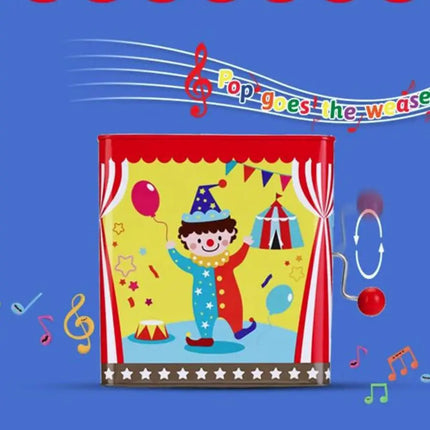 With Music Children's Musical Metal Early Education Classic Music box Collection Montessori Jack in the Box Infant and Toddler