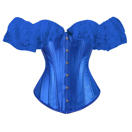 Lace Corset Top Women Shapewear Fajas Waist Trainer Slimming Lingerie Blouses Body Shaper Woman Corsets Sexy Outwear Shaping Tops