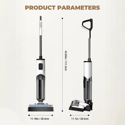 Washing machine suction and mop washing machine, household wireless sweeping and mopping automatic cleaning three-in-one