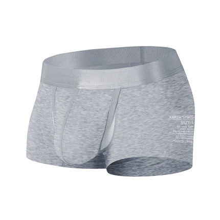 1Pcs Open Front Underwear Men Ice Silk Sexy Men's Boxer Shorts Panties Breathable Pouch Bulge Underpants Male