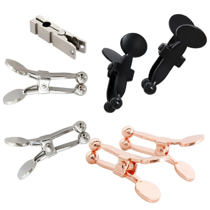 New Style Flirting Nipple Clamps Stainless Steel Breast Stimulator Clip Nipple Accessories Bondage Slave Sex Toys For Adults
